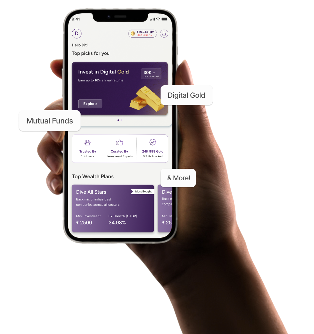 Dive Money app preview