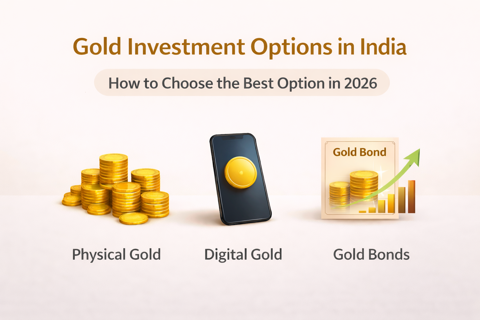 Types of Gold Investment in India: How to Choose the Best Option in 2026